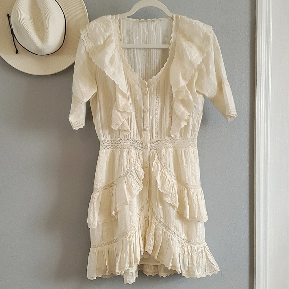 LoveShackFancy Lela mini dress, XS - Picture 2 of 8